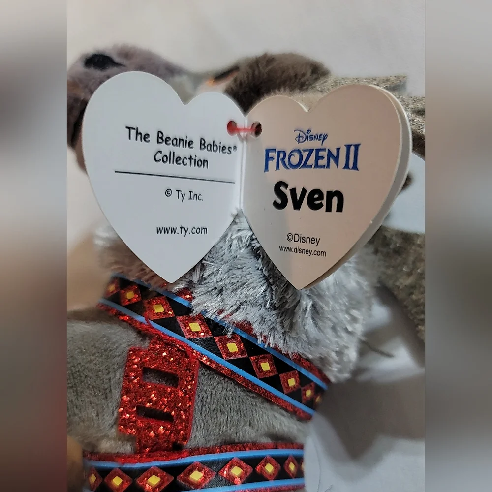 Vintage Y2K Festive Plush Dog and Frozen Reindeer‎ Set collection